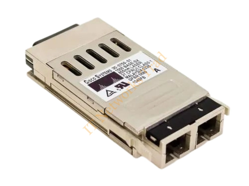 WS-G5484-3RD Cisco 1Gbps 1000Base-SX Multi-mode Fiber 550m 850nm Duplex SC Connector GBIC Transceiver Module