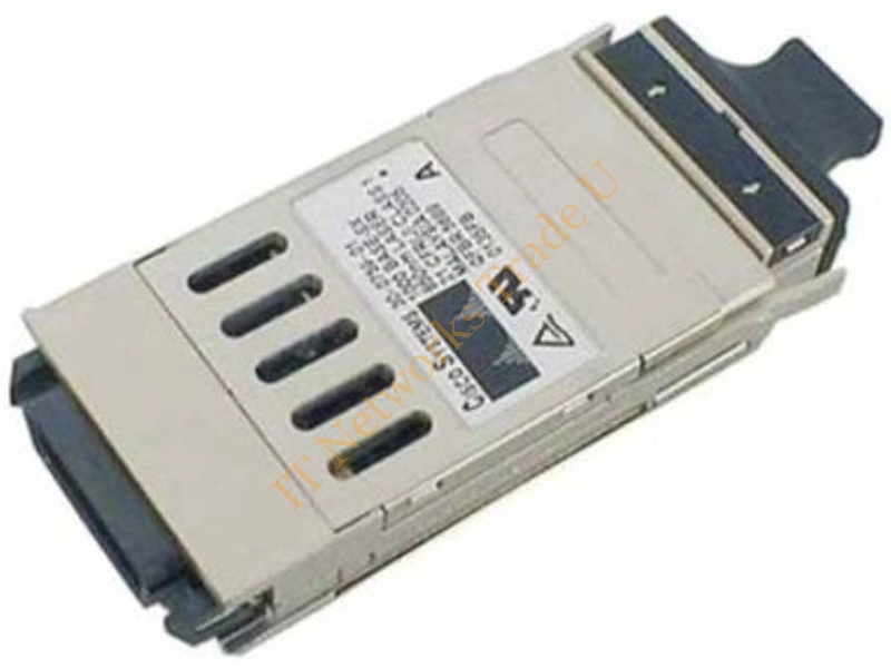 WS-G5484-GBIC Cisco 1Gb/s 1000Base-SX Multi-mode Fiber 550m 850nm Duplex SC Connector GBIC Transceiver Module