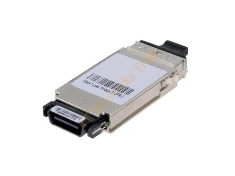 WS-G5487-1 Cisco 1Gbps 1000Base-ZX Single-Mode Fiber 70km 1550nm Duplex SC Connector GBIC Transceiver Module