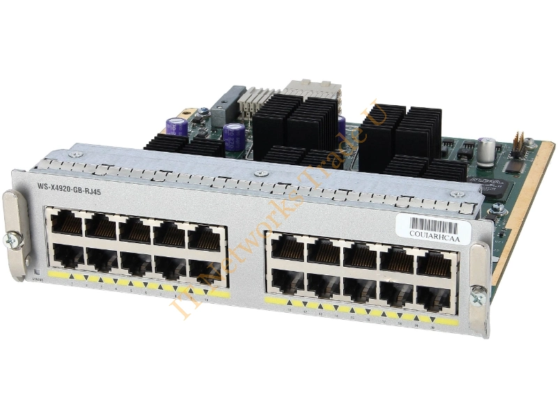 WS-X4920-GB-RJ45= Cisco Catalyst 4900M 20-Port 10/100/1000 RJ-45 Half Card Network Adapter