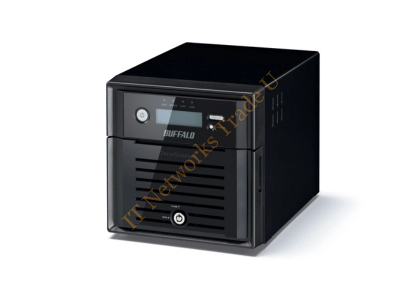 WS5200DR0802W2EU - Buffalo TeraStation 5200DRW2 Storage server Ethernet LAN Black NAS Servers