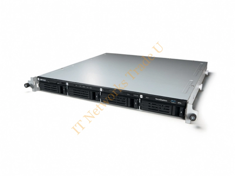 WS5400RR0804S2EU - Buffalo TeraStation WS5400R Storage server Rack (1U) Ethernet LAN Black, Grey NAS Servers