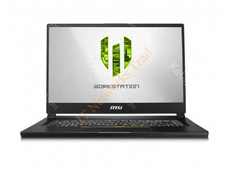WS65687 MSI WS65 9TK-687 15.6 inch Intel -Core i7-9880H 2.3GHz/ 32GB DDR4/ 1TB NVMe SSD/ Quadro RTX 3000/ USB3.1/ Windows 10 Pro Ultrabook (Matte Black with Gold Diamond cut) Laptop System