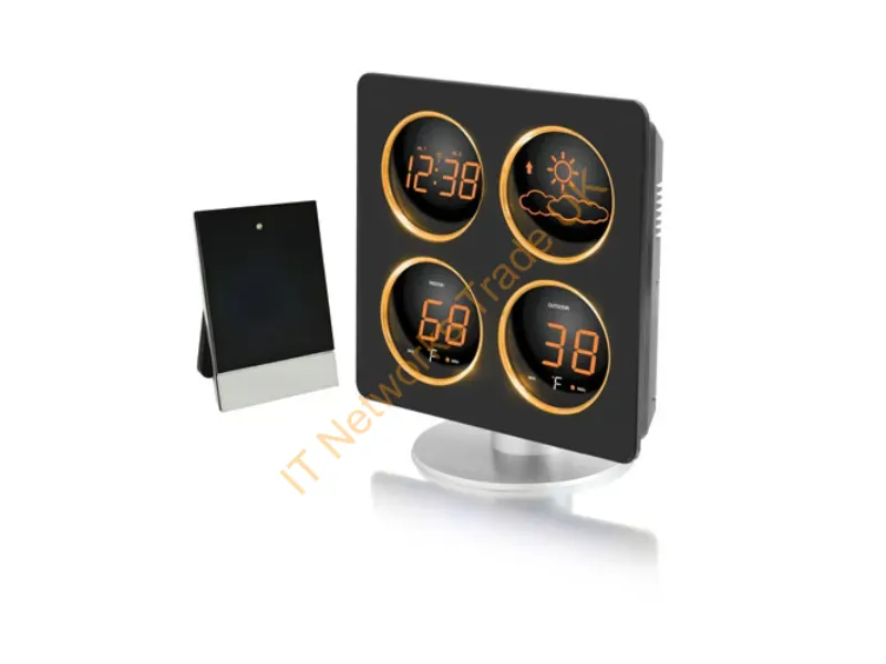 WS6830AMBER - Technoline WS 6830 Silver Battery