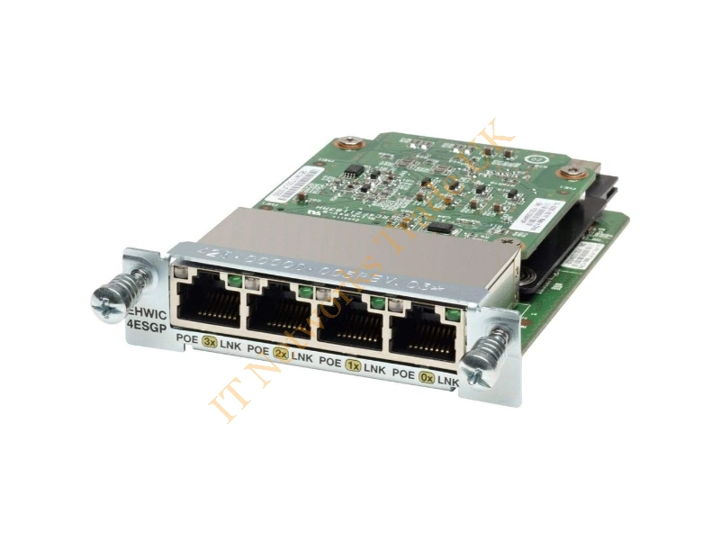WSA-4GE-CU Cisco 4-Port 10/100/1000 Interface Card Networking Accessory