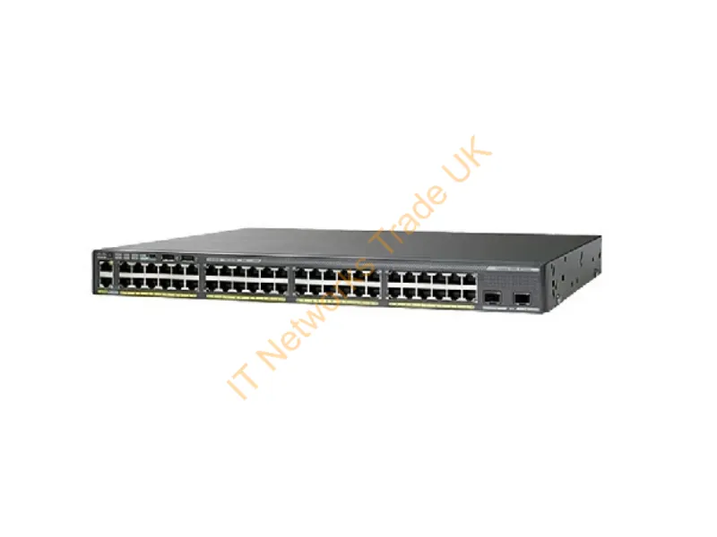 Cisco Catalyst 2960XR-48LPD-I Switch L3 managed 48 x 10/100/1000 (PoE+) + 2 x SFP+ desktop, rack-mountable PoE+ Network Switch