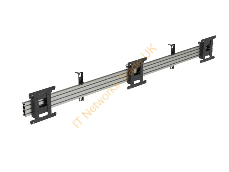 WT223220LL-A2 - Ergonomic Solutions SpacePole Digital Signage Menu board mount, with tilt, for 3 screens (landscape) up to 43" (VESA 100 and 200)