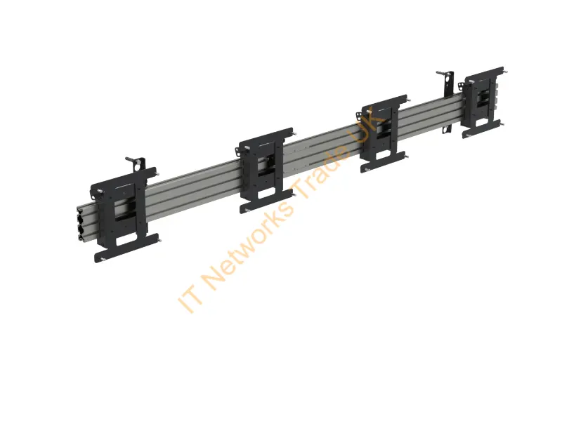 WT224190LL-A2 - Ergonomic Solutions SpacePole Digital Signage Menu board mount, with tilt, for 4 screens (portrait) up to 43" (VESA 100 and 200)