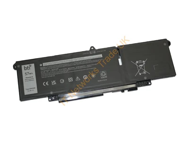 WW8N8-BTI - Bti Ww8N8- Industrial Rechargeable Battery Lithium-Ion (Li-Ion) 4878 Mah 11.4 V