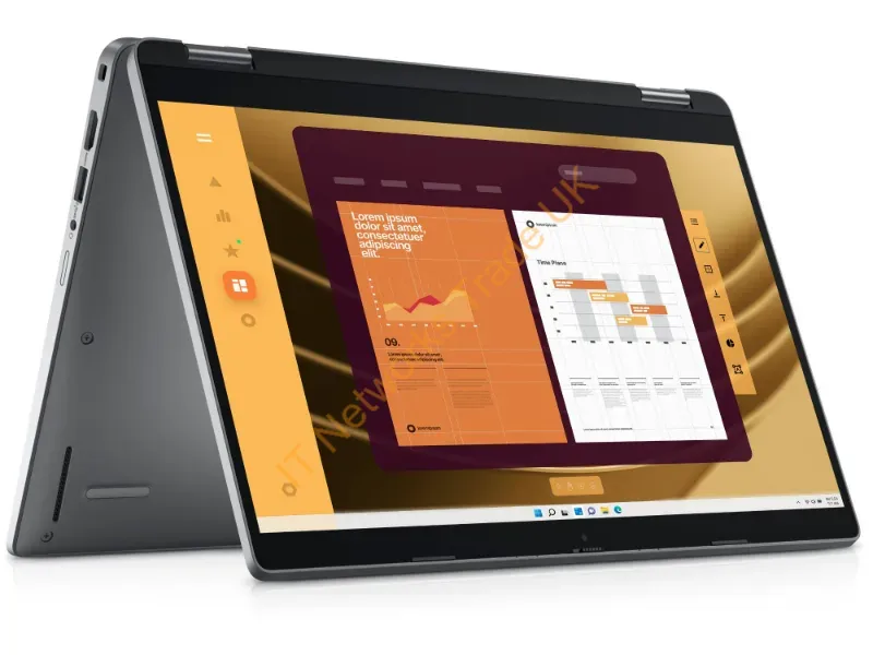 WXGRT - Dell Latitude 5350 2-In-1 Intel Core Ultra 5 135U Hybrid (2-In-1) 13.27" Touchscreen Full Hd 16 Gb Lpddr5X-Sdram 512 Gb Ssd Wi-Fi 6E (802.11Ax) Windows 11 Pro English Gray