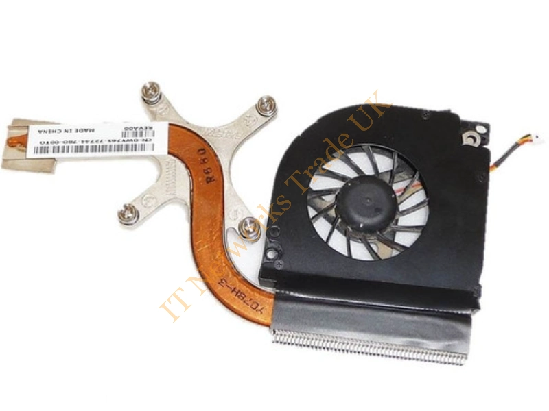 WY765 Dell Laptop Heatsink and Fan for Precision M6300 Fans And Heatsink Combo