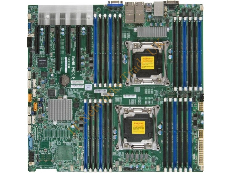 X10DRC-T4+-B Supermicro Dual LGA2011/ Intel C612/ DDR4/ SATA3/SAS3/USB3.0/ V/4GbE/ Enhanced EATX Server Motherboard