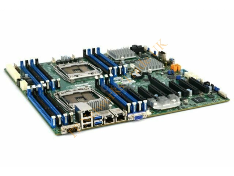 X10DRH-CT-B Supermicro Dual LGA2011/ Intel C612/ DDR4/ SATA3/SAS3/USB3.0/ V/2GbE/ EATX Server Motherboard