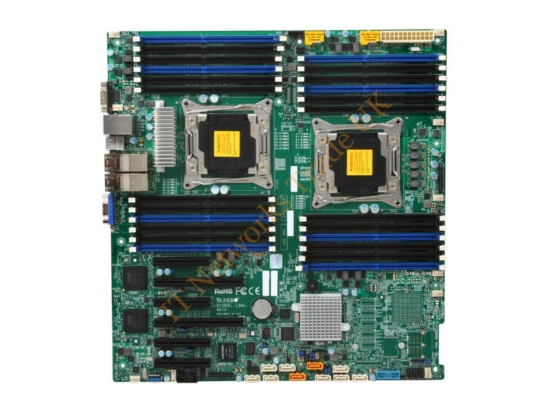 X10DRI-LN4+-O Supermicro Dual LGA2011 /Intel C612/ DDR4/ SATA3/USB3.0/ V/4GbE/ Enhanced EATX Server Motherboard