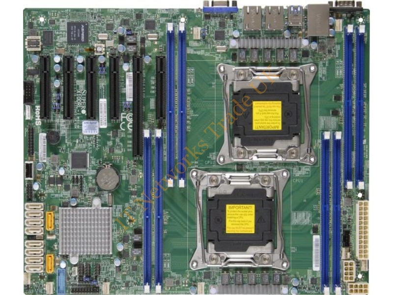 X10DRL-C-B Supermicro Dual LGA2011/ Intel C612/ DDR4/ SATA3/SAS3/USB3.0/ V/2GbE/ ATX Server Motherboard
