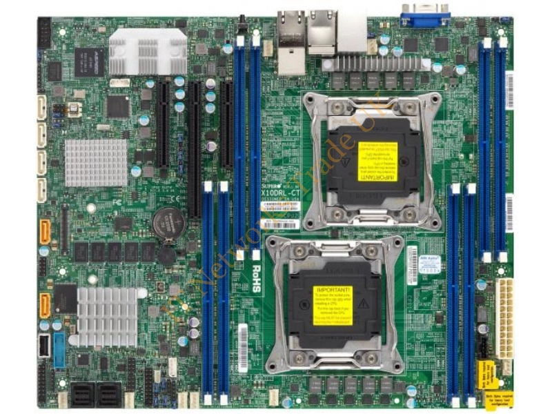 X10DRL-CT Supermicro Intel Xeon E5-2600 v4/v3 C612 Chipset E-ATX System Board Dual Socket R3 LGA 2011 Server Motherboard