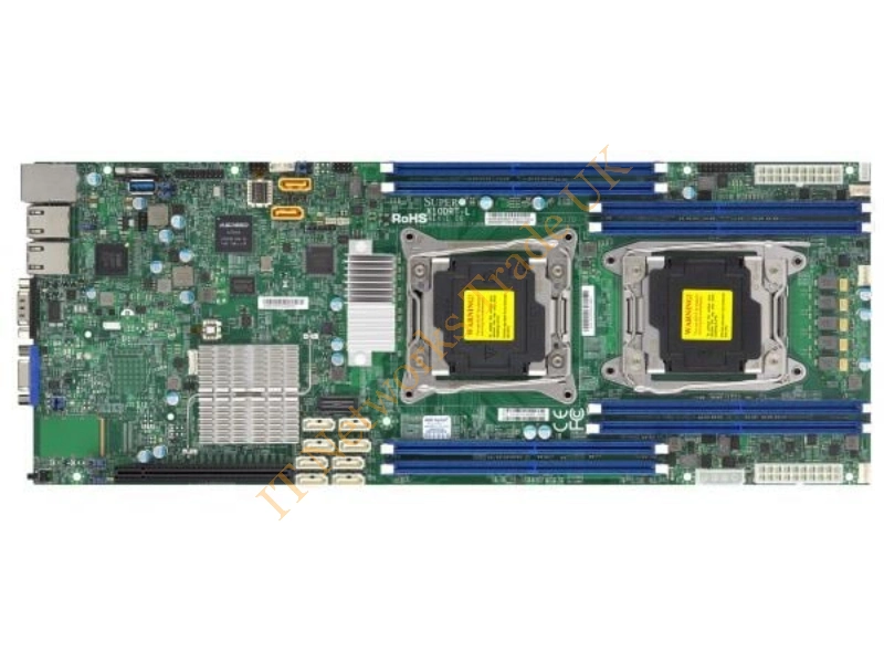 X10DRT-P-P Supermicro Dual LGA2011/ Intel C612/ DDR4/ SATA3/USB3.0/ V/2GbE/ Proprietary Twin Server Motherboard