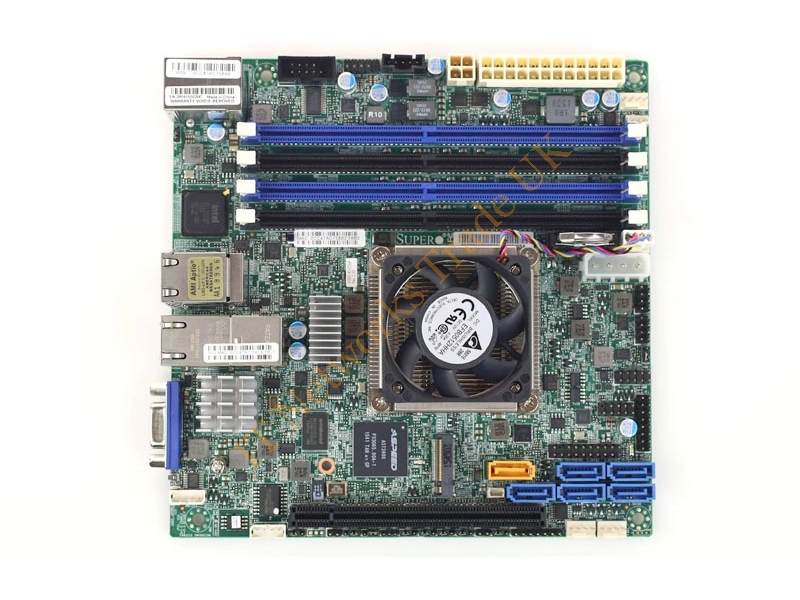 X10SDV-6C-TLN4F Supermicro Intel Xeon D-1528 Mini-ATX System Board Socket FCBGA 1667 Server Motherboard