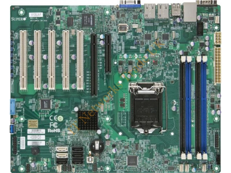 X10SLA-F Supermicro Intel Xeon E3-1200 v3/Core i3/Pentium/Celeron C222 Chipset ATX System Board Socket H3 LGA-1150 Server Motherboard