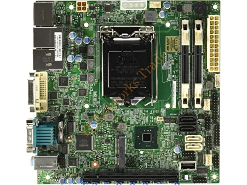 X10SLV-O Supermicro LGA1150/ Intel H81/ DDR3/ SATA3/USB3.0/ A/2GbE/ Mini-ITX Motherboard Desktop Motherboard