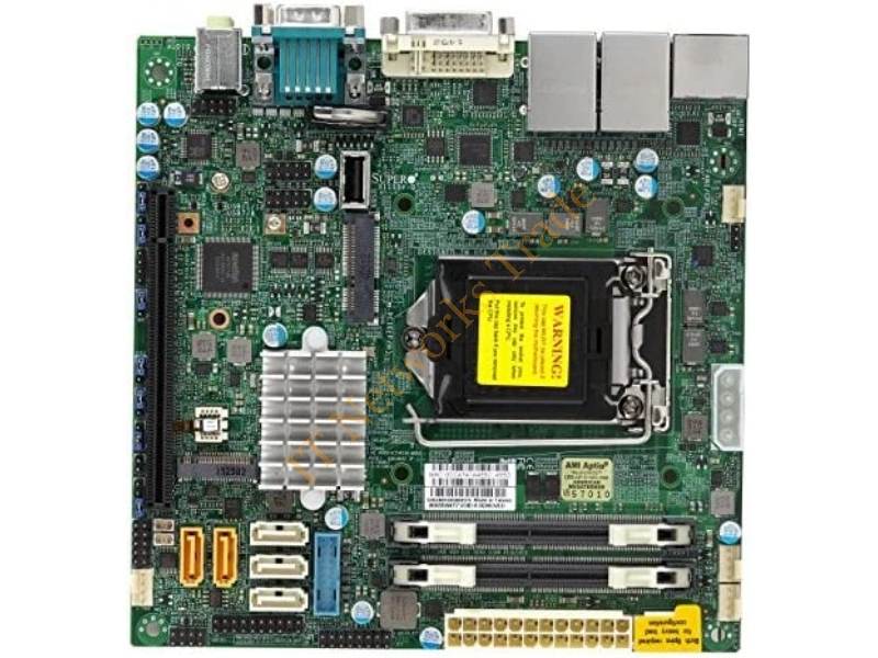 X11SSV-Q-B Supermicro LGA1151/ Intel Q170/ DDR4/ SATA3/USB3.0/ M.2/ A/2GbE/ Mini-ITX Motherboard Desktop Motherboard
