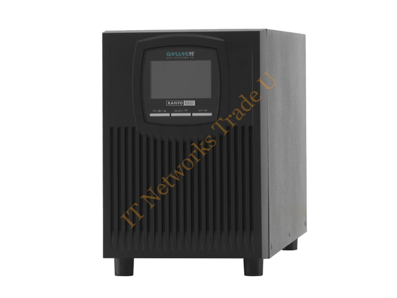 X1500 - ONLINE USV-Systeme XANTO 1500 Double-conversion (Online) 1500VA 4AC outlet(s) Tower Black uninterruptible power supply (UPS)