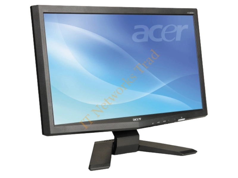 X183HB Acer 18.5-inch Display TFT LCD WXGA (1366 x 768) 0.300 mm Contrast 10,000:1 (Dynamic) 5 ms 75 Hz Black Case With Stand