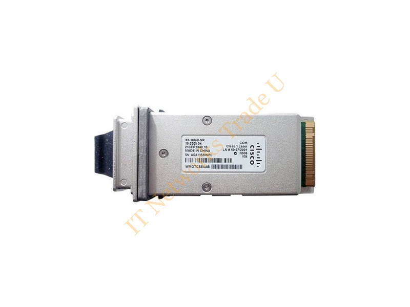X2-10GB-SR-V04 Cisco Multi-mode 10Gb/s 10GBase-SR Fiber 300m 850nm Duplex SC Connector X2 Transceiver Module