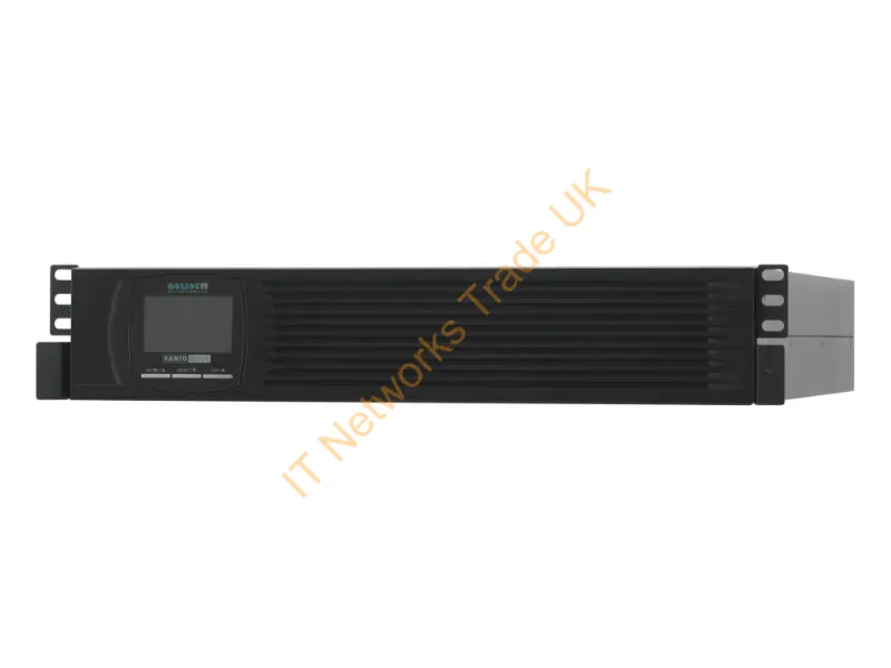 X2000R - ONLINE USV-Systeme XANTO 2000R Double-conversion (Online) 2000VA 8AC outlet(s) Rackmount/Tower Black uninterruptible power supply (UPS)