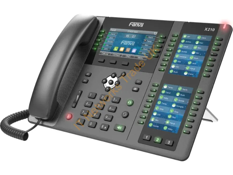 X210V2 - Fanvil X210 V2 IP phone Black 20 lines LCD