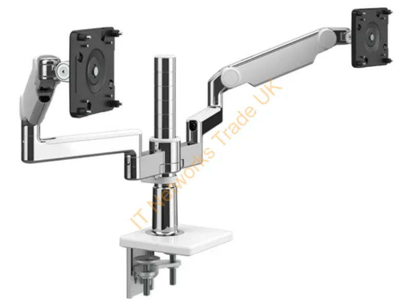 X221ETWC - Humanscale X221Etwc Monitor Mount / Stand Desk Aluminum, Black, White