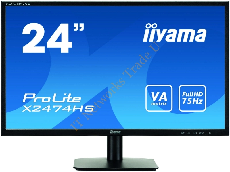 X2474HS-B1 - iiyama ProLite X2474HS-B1 23.6" Full HD LED Flat Black computer monitor