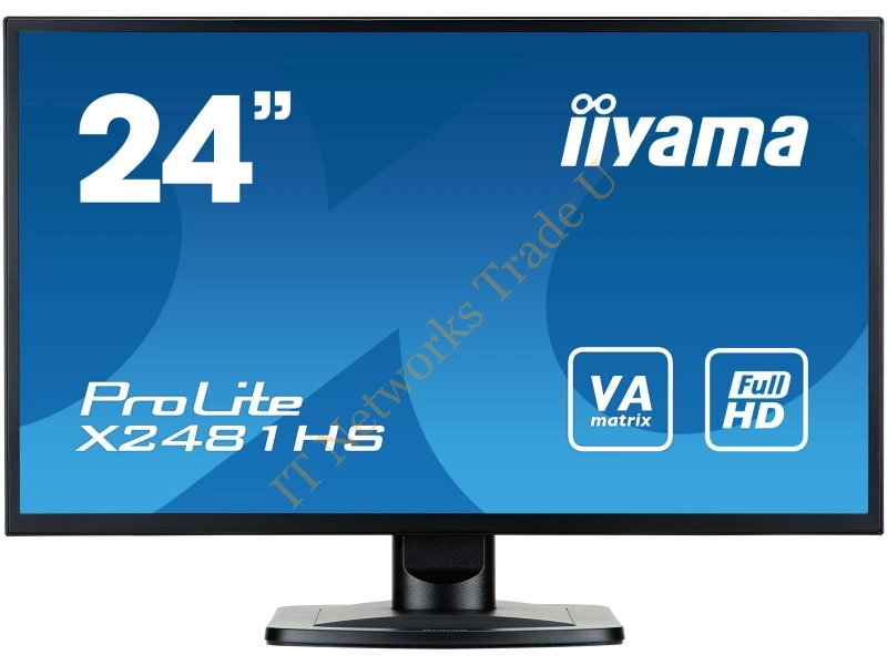 X2481HS-B1 - iiyama ProLite X2481HS-B1 23.6" Full HD LED Matt Flat Black computer monitor LED display