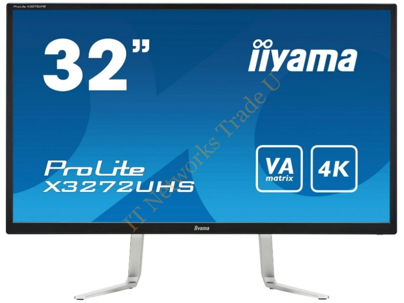 X3272UHS-B1 - iiyama ProLite X3272UHS-B1 32" 4K Ultra HD LED Matt Flat Black, Silver computer monitor LED display