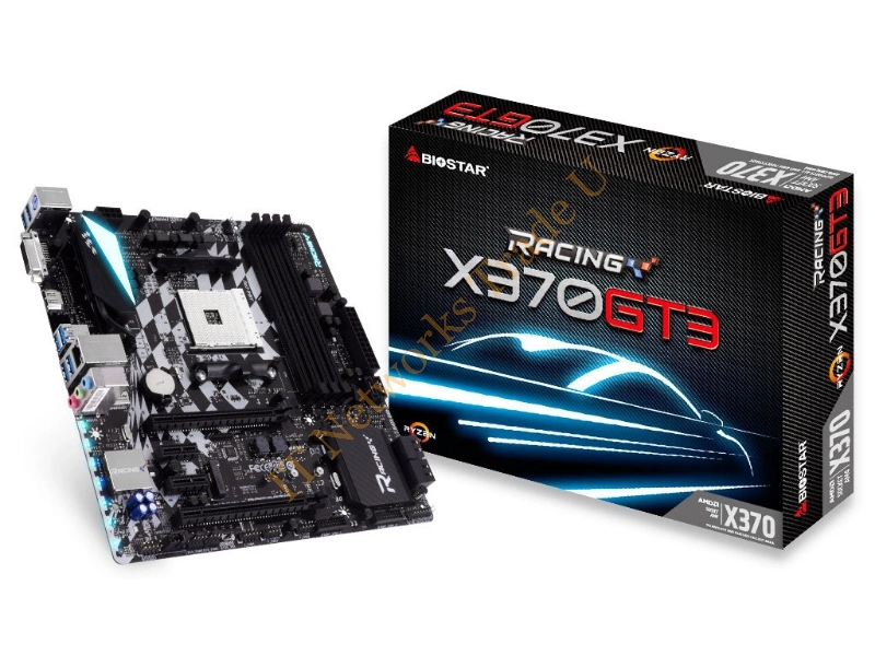 Biostar X370GT3 AMD X370 Socket AM4 Micro ATX motherboard