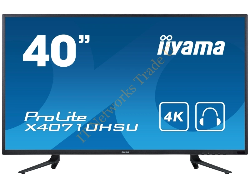 X4071UHSU-B1 - iiyama ProLite X4071UHSU-B1 39.5" 4K Ultra HD LED Matt Flat Black computer monitor LED display