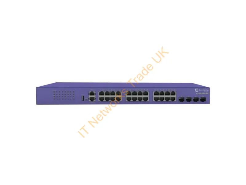 X435-24P-4S - Extreme Networks Extremeswitching X435 Managed Gigabit Ethernet (10/100/1000) Power Over Ethernet (Poe) Violet