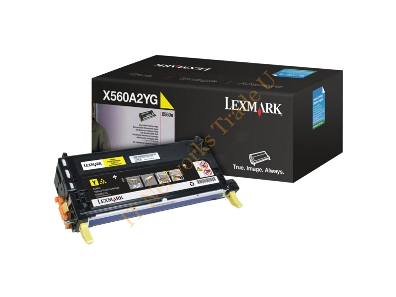 Lexmark X560A2YG Toner yellow, 4K pages Accessory