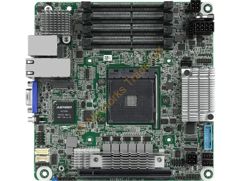 X570D4I-2T - Asrock X570D4I-2T Motherboard Amd X570 Socket Am4 Mini Itx