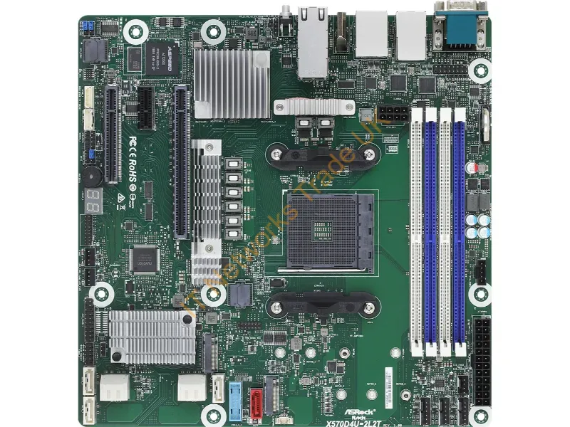 X570D4U-2L2T - Asrock X570D4U-2L2T Motherboard Amd X570 Socket Am4 Micro Atx