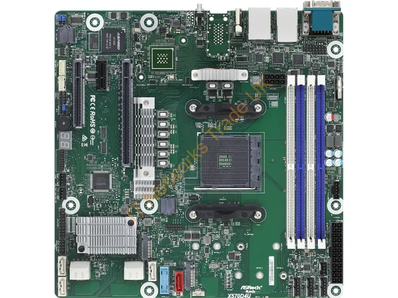 X570D4U - Asrock X570D4U Motherboard Amd X570 Socket Am4 Micro Atx