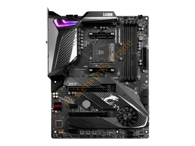 X570GPCARBWIFI MSI MPG X570 GAMING PRO CARBON WIFI Socket AM4/ AMD X570/ DDR4/ SATA3 / USB3.2/ PCIE 4.0/ M.2/ A&GbE/ WIFI&Bluetooth/ HDMI/ ATX Motherboard Desktop Motherboard