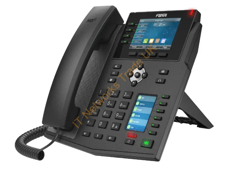 X5UV2 - Fanvil X5U V2 IP phone Black 16 lines LCD