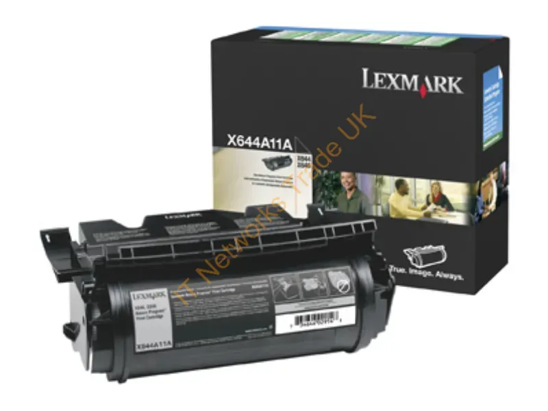 X644A11E - Lexmark X644A11E Toner black, 10K pages Accessory