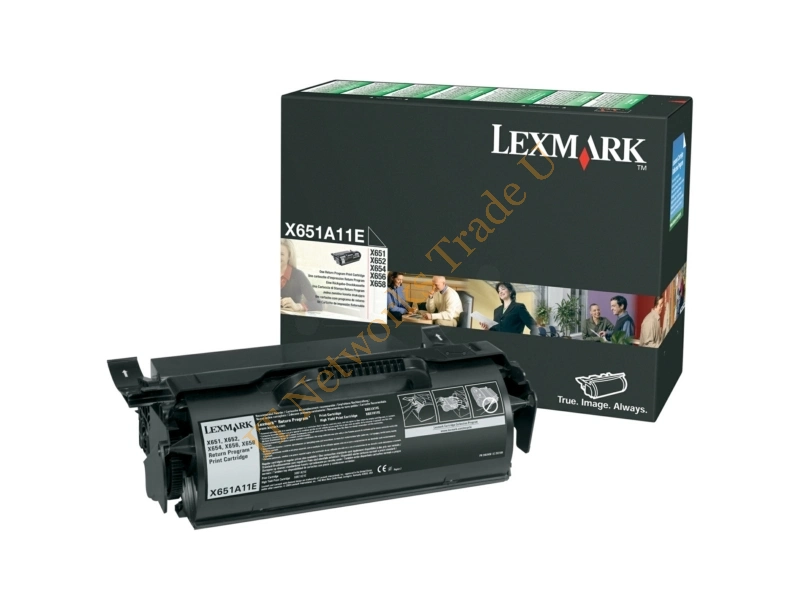 Lexmark X651A11E Toner black, 7K pages Accessory