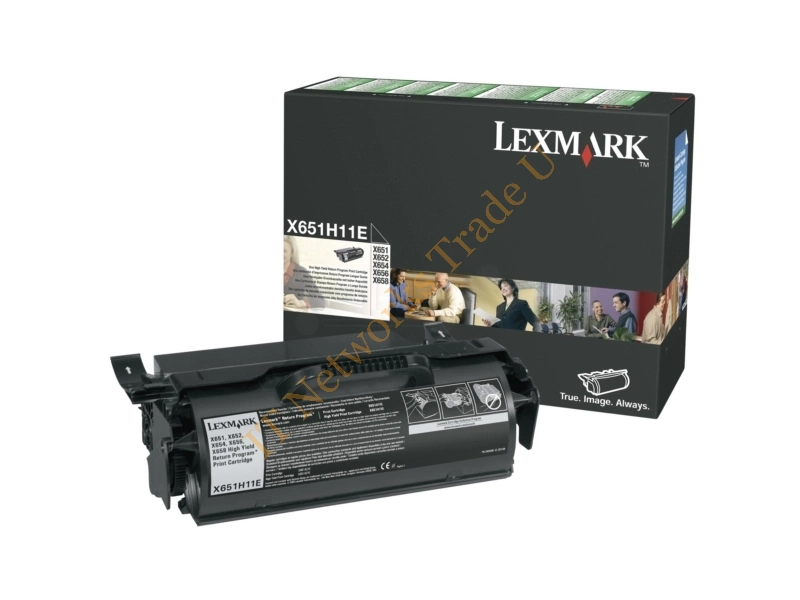 X651H11E - Lexmark X651H11E Toner black, 25K pages Accessory