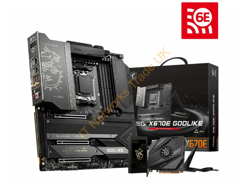 X670EGODLIKE - Msi Meg X670E Godlike Motherboard Amd X670 Socket Am5 Extended Atx