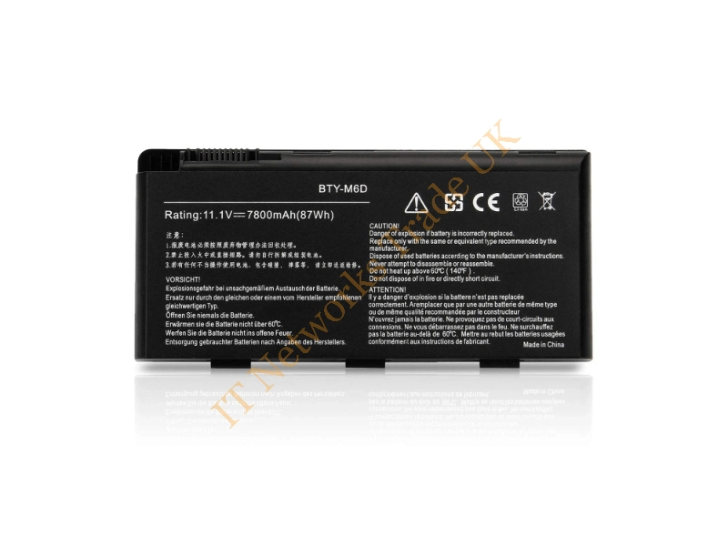 X6825 Dell 8-Cell 5200mAh 14.8V Li-Ion Battery for Inspiron 700M / 710M Laptop Battery