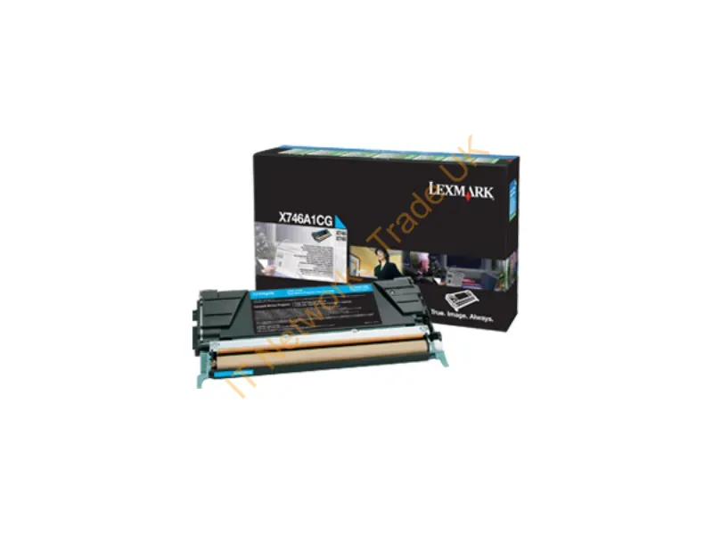 Lexmark X746A1CG Toner cyan, 7K pages Accessory