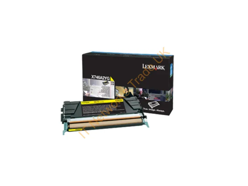 X746A2YG - X746A2Yg Toner Yellow, 7K Pages
